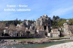 France - Ardèche, Labeaume 02/2017