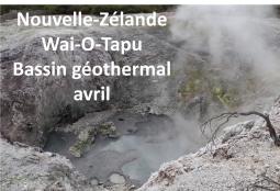 Nouvelle-Zélande - Wai-O-Tapu Bassin géothermal 04/2019